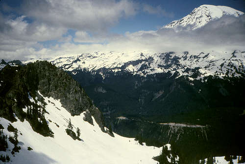 Summit view- Eagle Peak and Mt. Rainier