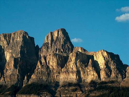 Castle Mountain from the...