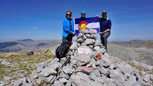 Dzamija Peak summit