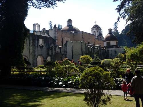 The old (several hundred years) and un-used monestary at Disierto de los Leones