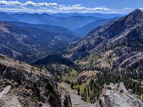 Hiram Peak summit view