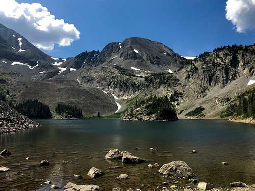 Lake Agnes/Northern end of the Never Summer Range