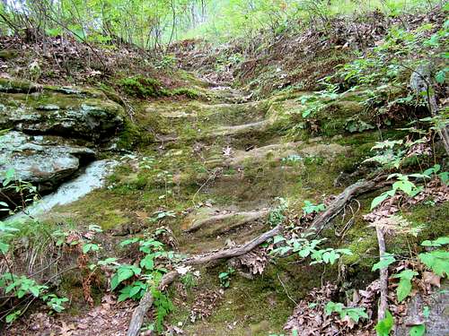 Old Rock Cut Stairs