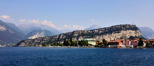 Monte Brione seen from the lake