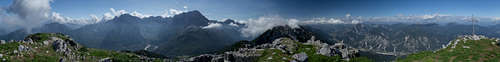 360° summit panorama Jôf di Miezegnot