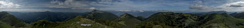 360° summit panorama Slatnik