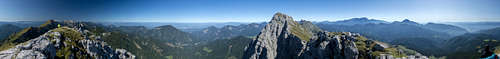 360° summit panorama Malo Kladivo