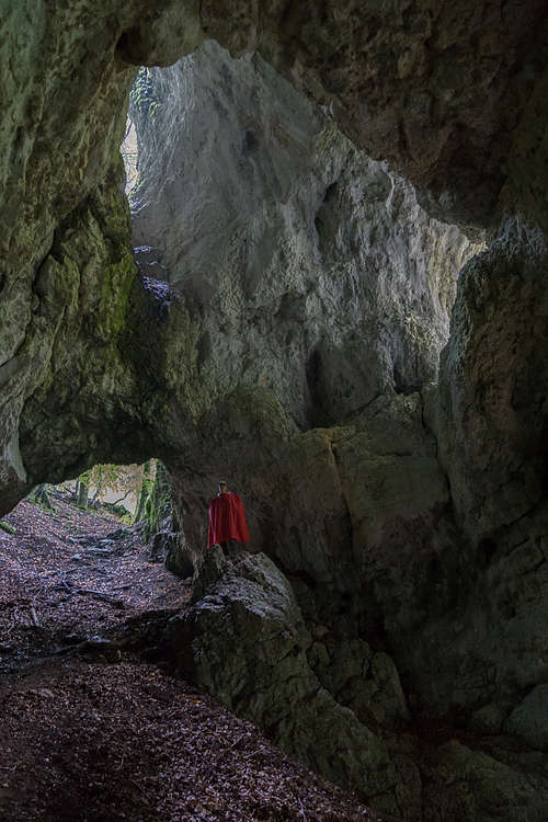 Cave in Pokljuka Gorge