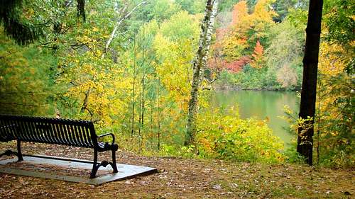 Autumn Solitude at Half Moon Lake