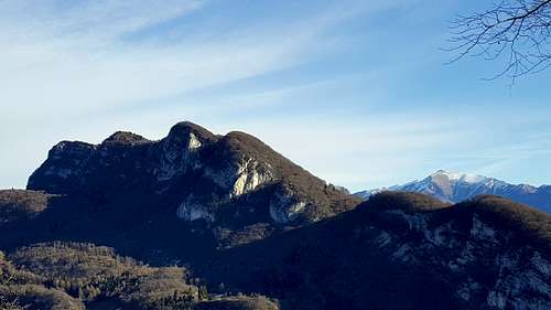 Monte Biaina seen from Monte Calino