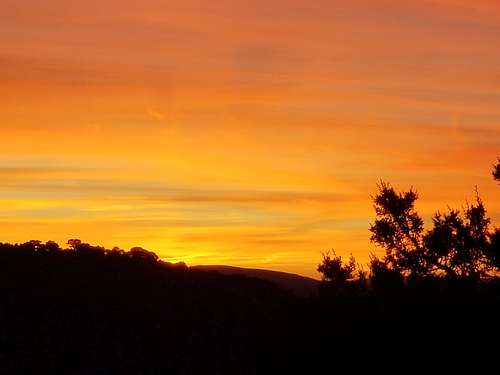 Sunset from Cedar Mountain