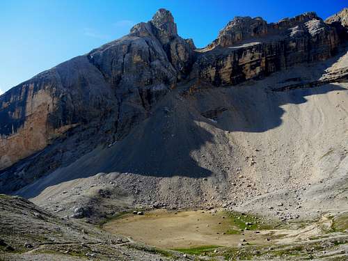 The Lake Cunturines in dry condition