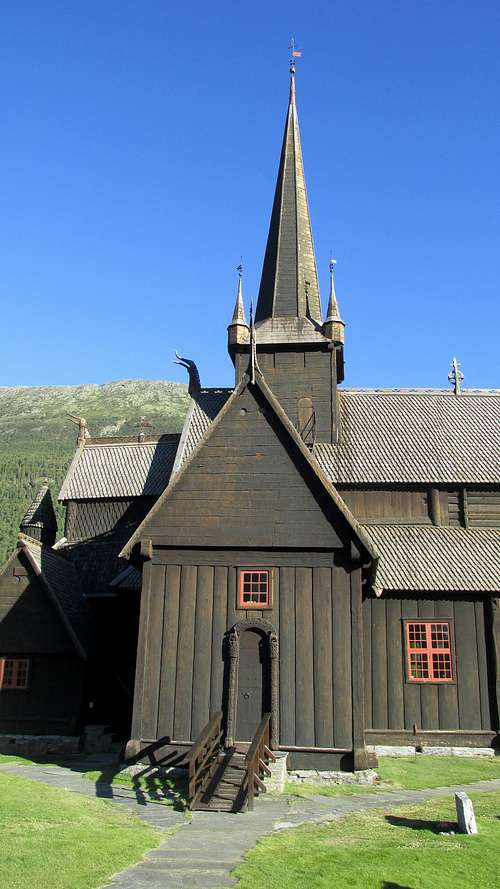 The Lom Stavkyrkje church was built approximately 900 years ago