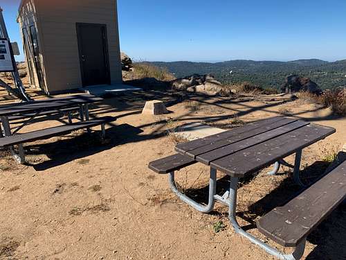 Benches under High Point Fire Tower