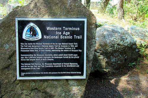 Ice Age Trail Western Terminus