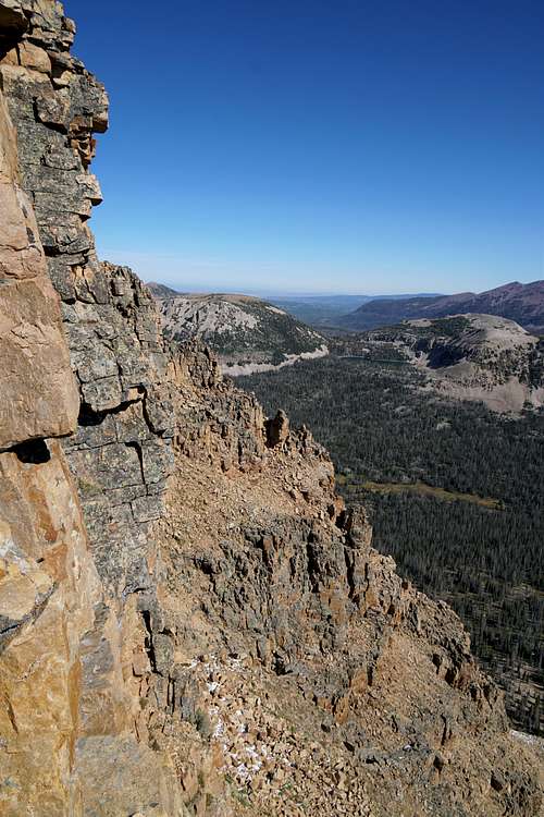 Reids Peak cliffs