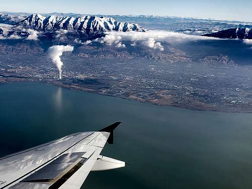 Mt. Timpanogos and Utah Lake