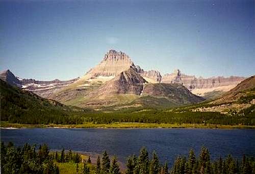 Swiftcurrent Lake and Mount...