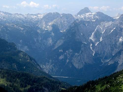 Großer Hundstod behind valley of Königsee