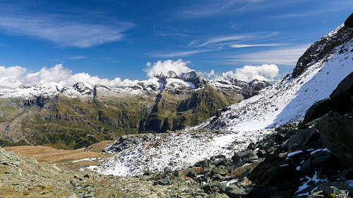 East View from Testa Grigia North Pass