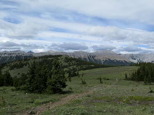 West slopes of Powderface Ridge