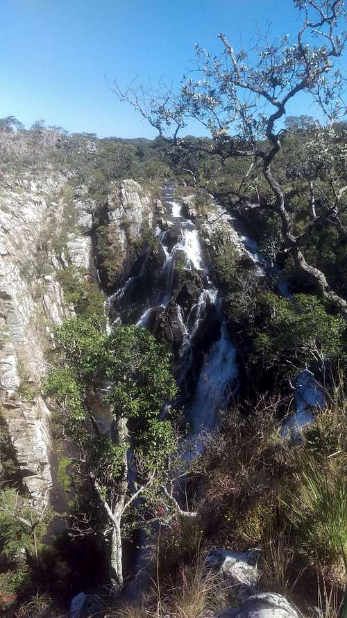 Kundalila Falls (Zambia), where the Kaombe River drops 90' off of the Muchinga Escarpment