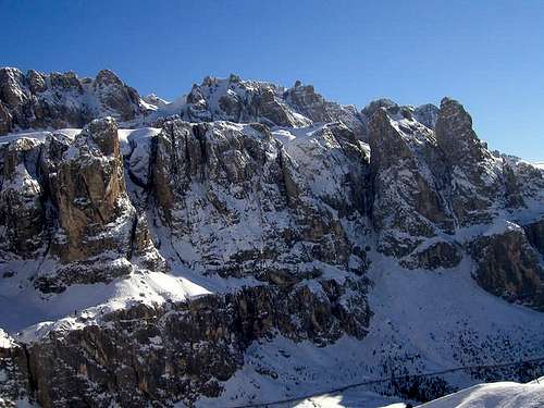Mountains of Sella group...