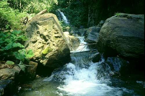 The Raggaschlucht waterfalls