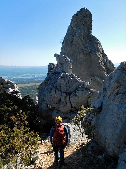 Small pinnacle near Refuge Baudino