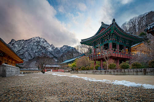 Buddhist Temple in Seoraksan National Park