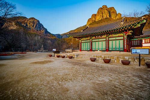 Mountain and Temple Scenery in Korea's Juwangsan National Park-10
