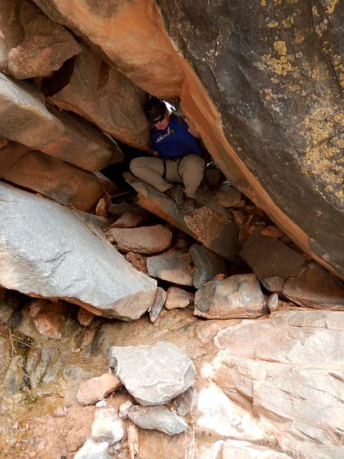 Boulder tunnel