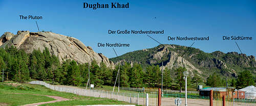 Climbing area names near Dughan Khad