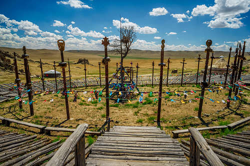 Traditional cultural site in Mongolia