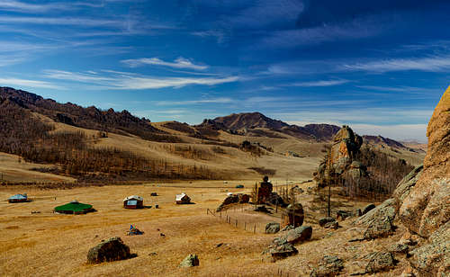 Panoramic Landscapes of Terelj Mongolia-2