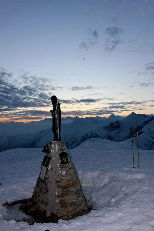 Monte Soglio summit - winter 2020