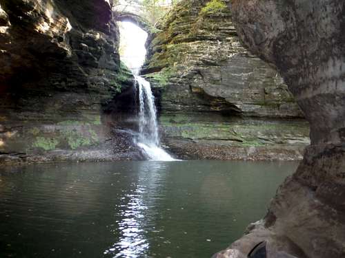 Cave Exit at Pool - Cascade Falls
