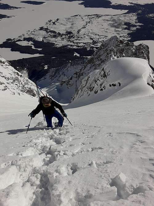 Winter Ascent & Ski Descent of Mount Moran