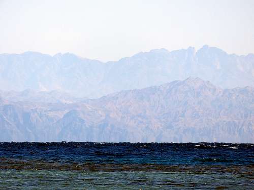 Mountains above Akaba Bay