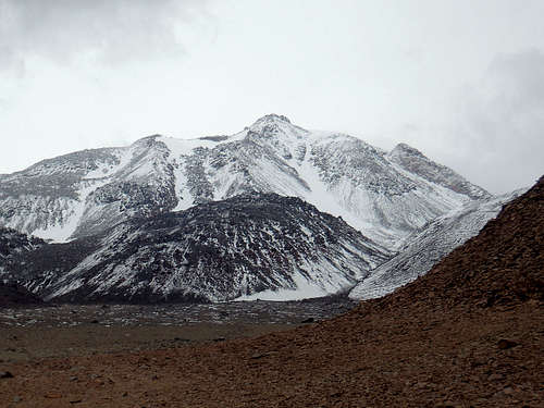 South face of Llullaillaco
