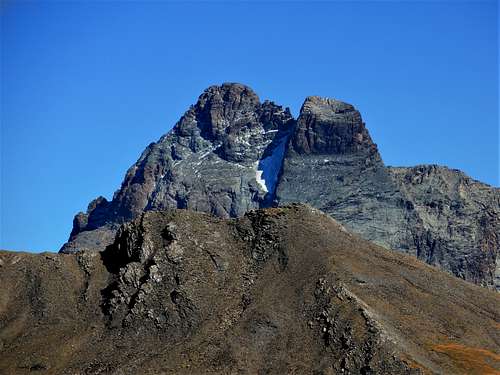 Monte Viso seen from upper Valle Varaita