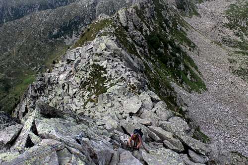 Monte Zeledria traverse