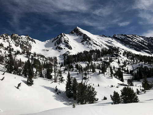 Gallatin Peak - Moonlit Ski Loop
