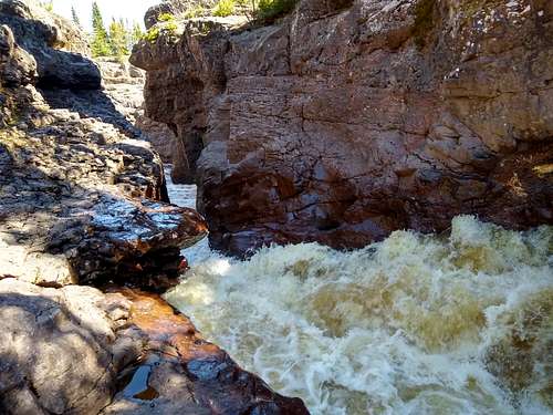 Water Thundering Down Temperance River Gorge