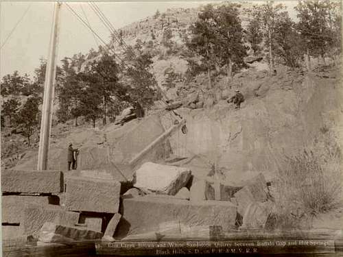 The old Elm Creek Canyon Quarry