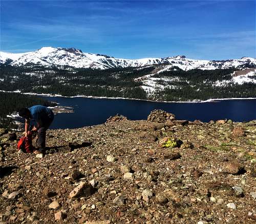 Above Caples Lake on the southeast route