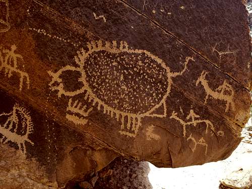 Petroglyphs in Big Dominguez Canyon