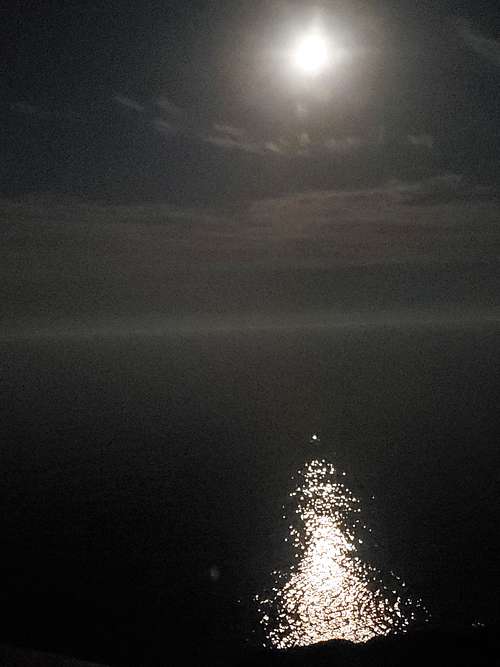 Moonlight over Lake Superior