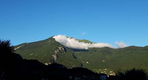 Cloud on Monte Stivo