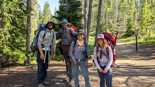 Gannett Peak 2020 at the hike's end